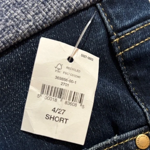 Dark Blue Denim True Skinny 27S Maternity jeans - Picture 2 of 7